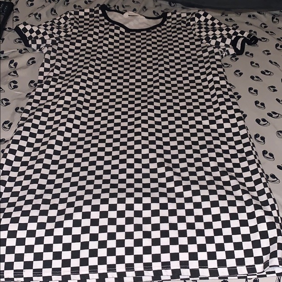 Women’s medium checkered t-shirt dress - Picture 1 of 2